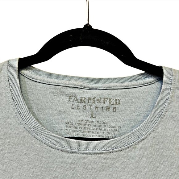 Farm Fed Clothing Barn Hair Don't Care Graphic Shirt Horse Pullover Country Tee - Picture 10 of 11